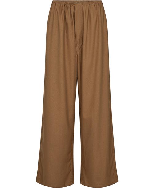 Se BASERANGE Stoa Pants Kvinde Bath Brown Bukser Med Brede Ben Str L - hos Magasin ved Magasin