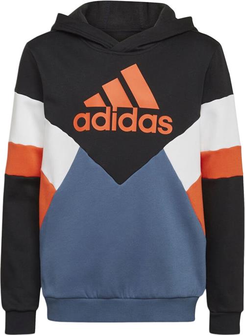 adidas Colorblock Fleece Hættetrøje 128 - Sweatshirts & Hættetrøjer Bomuld hos Magasin