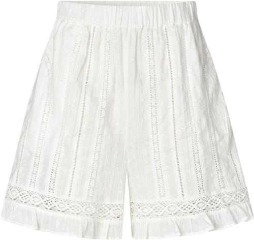 Cras Barberacras Shorts Kvinde White Casual Shorts Str 34 - hos Magasin