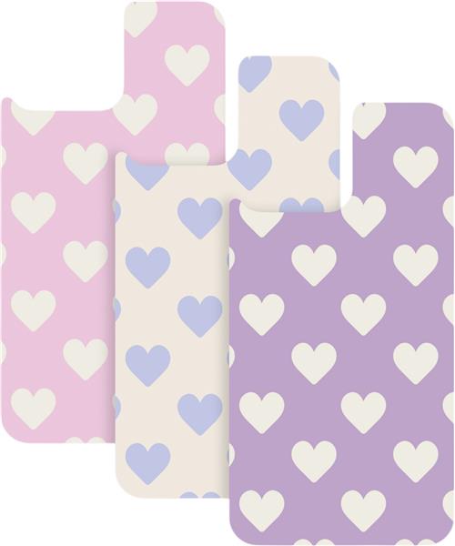 HoldIt Print Pack Iphone 12/12pro Heart 76x13x140 mm - Mobil Covers hos Magasin