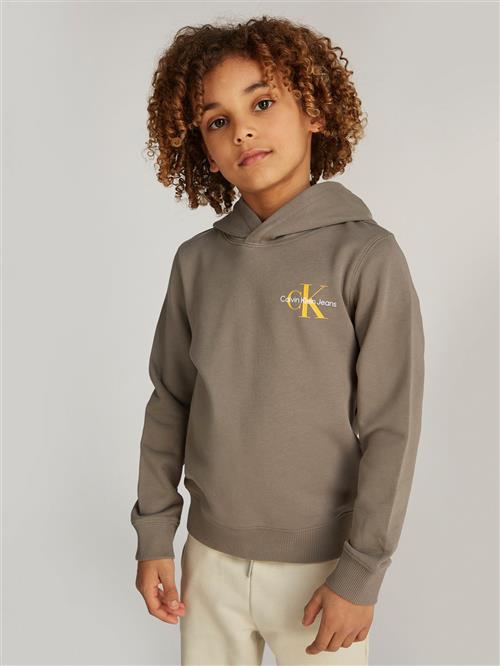 Se Calvin Klein Small Monogram Hoodie Str 8 - Falcon Sweatshirts hos Magasin ved Magasin