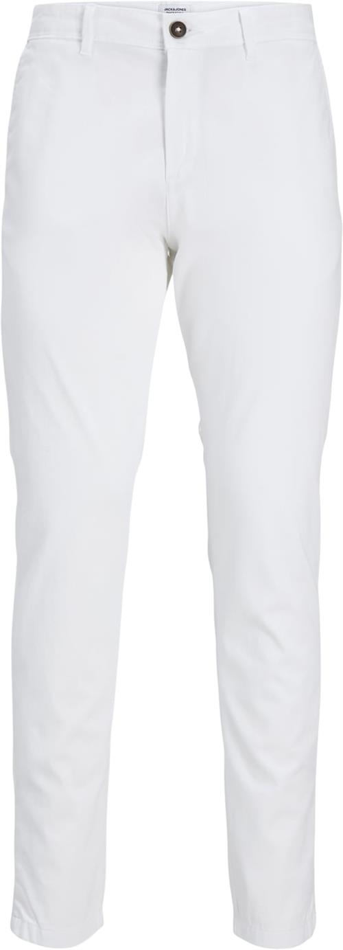 Jack & Jones Jpstmarco Jjbowie SA Noos Mand White Chinos Str "32/""30" - hos Magasin