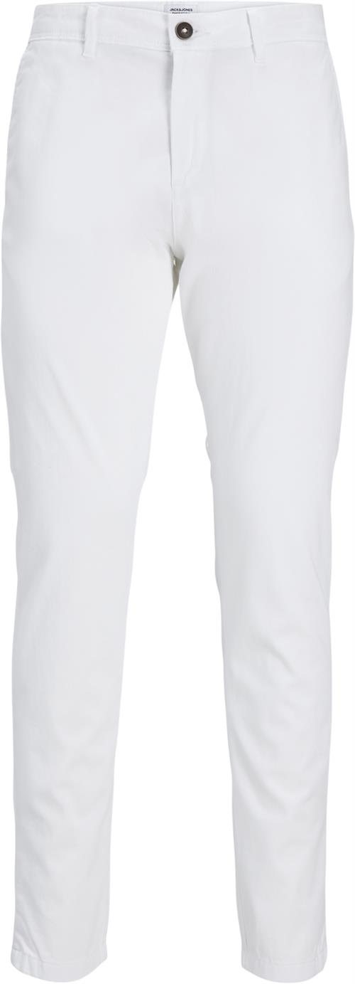 Se Jack & Jones Jpstmarco Jjbowie SA Noos Mand White Chinos Str "34/""34" - hos Magasin ved Magasin