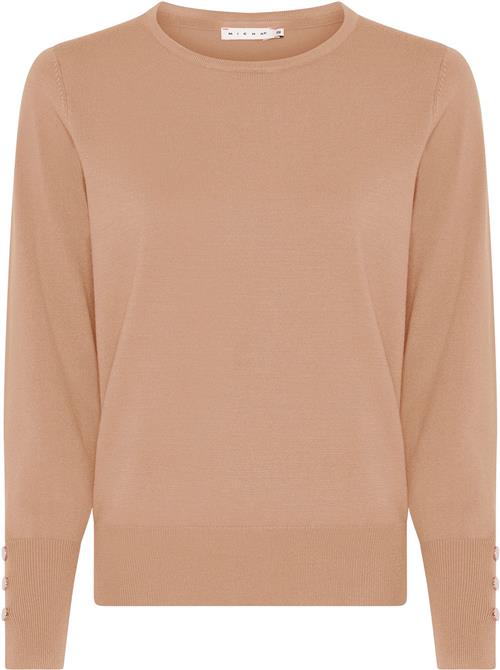 Se Micha BB Jumper_Bbautumnviscoseknit Kvinde D.Nougat Sweaters Str L - hos Magasin ved Magasin