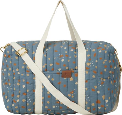 Fabelab Quilted Gym Bag Small - Cobblestone - Blue Spruce Pusletasker & -Tilbehør hos Magasin