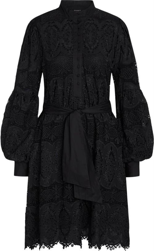 Se Bruuns Bazaar Uvabbchanella Dress Kvinde Black Midi Kjoler Str 38 - Bomuld hos Magasin ved Magasin