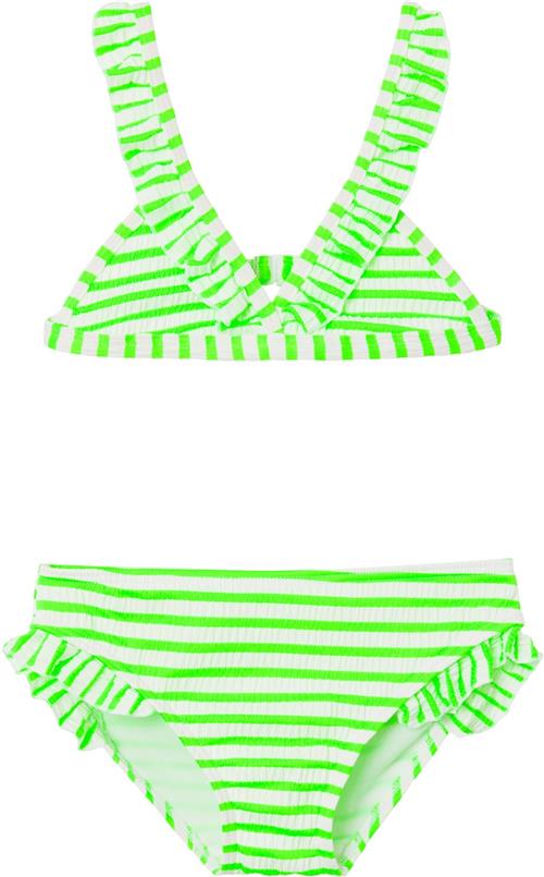 Name It Nkfzaley Bikini Str 146/152 - Green Gecko/jet Stream Bikinier hos Magasin