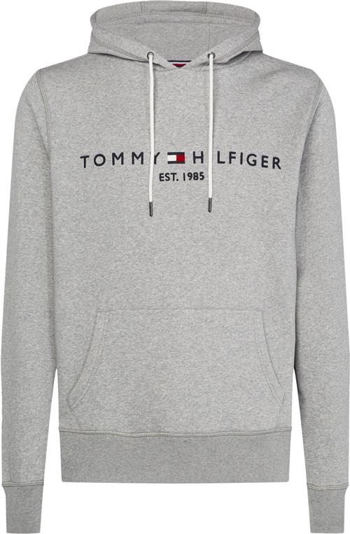 Tommy Hilfiger Core Tommy Logo Hoody Mand Lilla Hoodies Str L - Bomuld hos Magasin