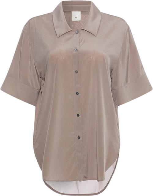 Heartmade ¤ Matea Shirt HM ¤ Kvinde Cork Kortærmede Bluser Str 34 - hos Magasin