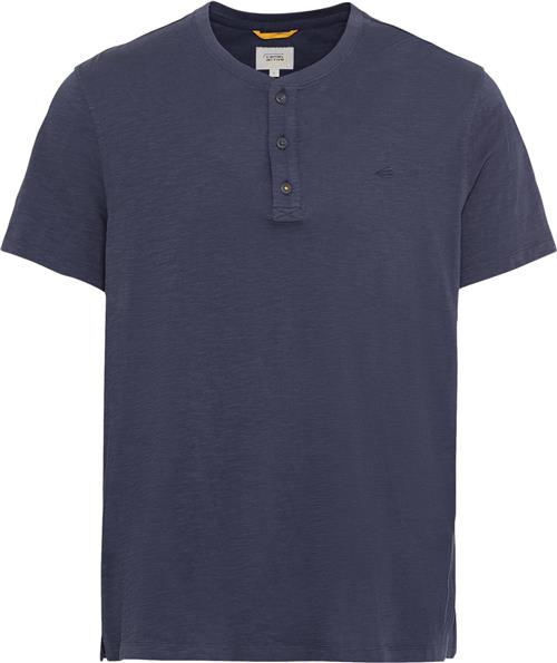 Camel Active NOS Henley 1/2 Mand Night Blue Kortærmede T-shirts Str S - hos Magasin