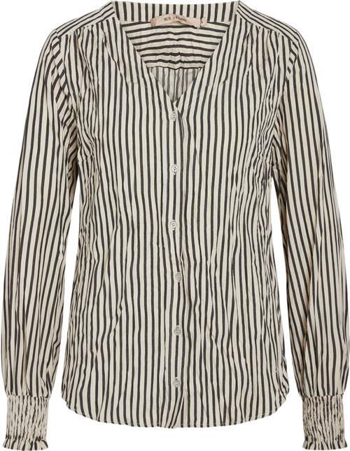 Rue de Femme New Rossa Shirt RdF Kvinde Offwhite Langærmede Skjorter Str S - hos Magasin