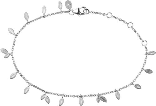 ByBiehl Jungle Vine Bracelet Silver - Kædearmbånd Med Vedhæng hos Magasin