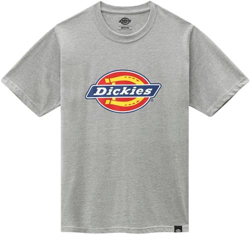 Dickies Icon Logo TEE Grey Melange Mand Gym Kortærmede T-shirts Str S - hos Magasin