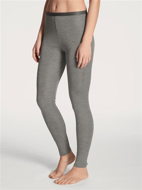 Calida Damen Leggings Kvinde Platin Melé_ Bukser Str M - Silke hos Magasin