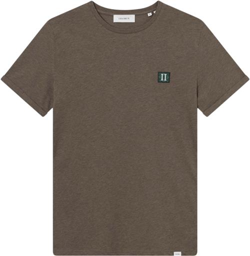 Les Deux Piece 2.0 Tshirt Mand Mountain Grey Melange/posy Green-pine Green Kortærmede T-shirts Str XL - hos Magasin