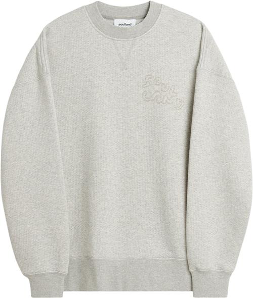 Se Soulland Koda Sweatshirt Mand Grey Melange Sweatshirts Str L/XL - Bomuld hos Magasin ved Magasin