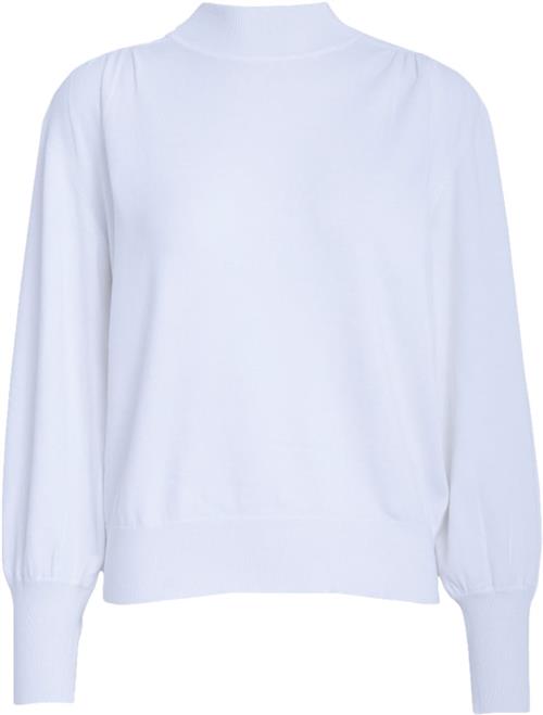 Minus Msilma Mock Neck Pullover Kvinde Broken White Sweaters Str XL - hos Magasin