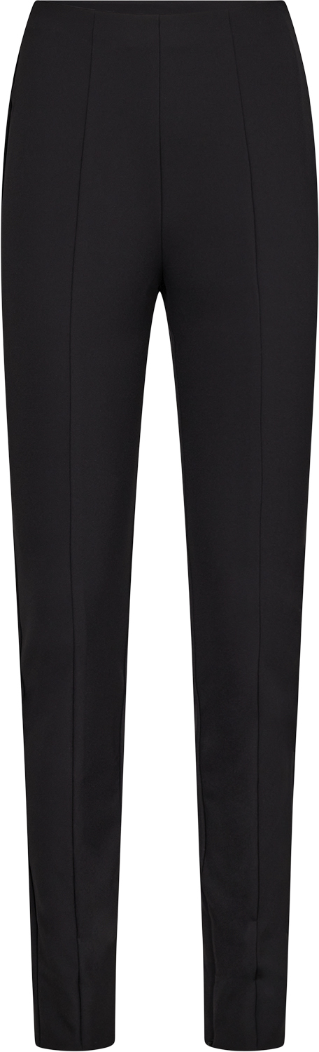 Bruun & Stengade BS Zoe Regular Fit Pants Kvinde Black Bukser Med Smalle Ben Str 36 - hos Magasin