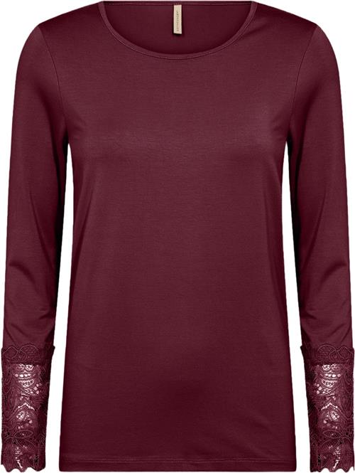 soyaconcept Scmarica 226 Kvinde 4975 Wine Kortærmede T-shirts Str XL - hos Magasin