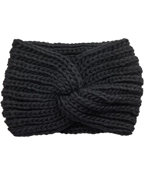 Magasin du Nord Collection Magasin Knitted Headband Black 2030 ONE SIZE Pandebånd Uld