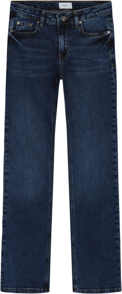 Se Grunt Texas Low Flare Blue Str 23/10Y - Blue Jeans hos Magasin ved Magasin