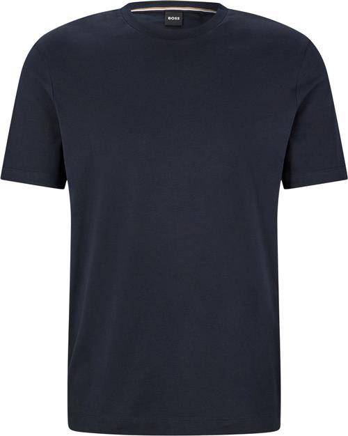 Se BOSS Thompson 02 Mand Dark Blue Kortærmede T-shirts Str XXL - hos Magasin ved Magasin