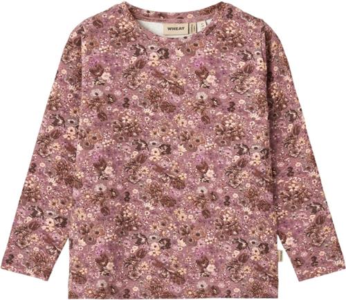 Se Wheat Tshirt Manna Str 140/10y - Lavender Flowers Langærmede T-shirts Bomuld hos Magasin ved Magasin