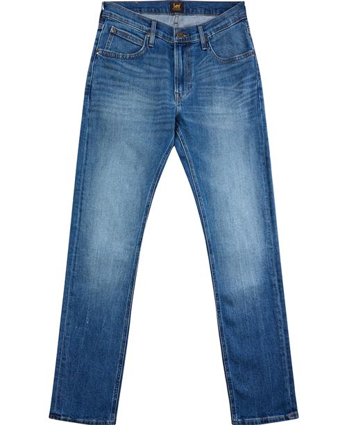 Se Lee Luke Fresh Mand Medium Denim Jeans Slim Fit Str 30/32 - Bomuld hos Magasin ved Magasin