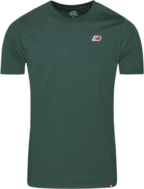 New Balance Tshirt Mand Nightwatch Green Kortærmede T-shirts Str M - Bomuld hos Magasin