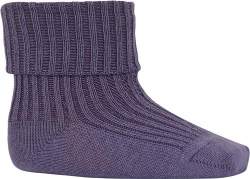 Se mpKids Cotton rib Baby Socks Str 17/18 - Lavender Dust Strømper hos Magasin ved Magasin