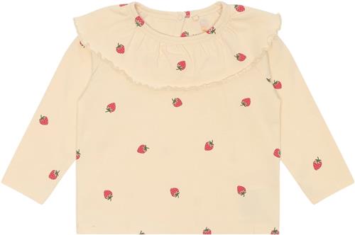 Se The New Tnslarawila L_S Tee Str 80 cm - Angora Strawberry Bluser Bomuld hos Magasin ved Magasin