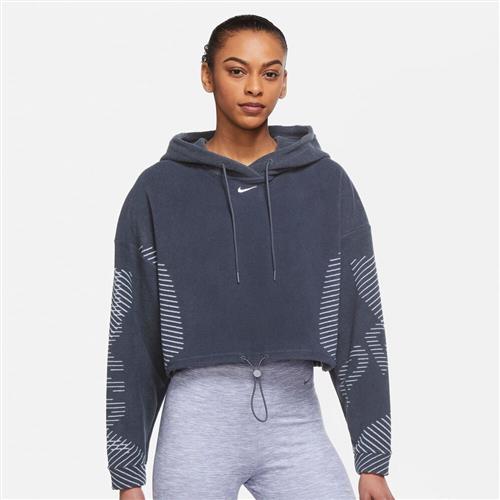 Nike Pro Therma Fit Adv Cropped Fleece Traeningshaettetroje XS - Hættetrøjer & Sweatshirts hos Magasin