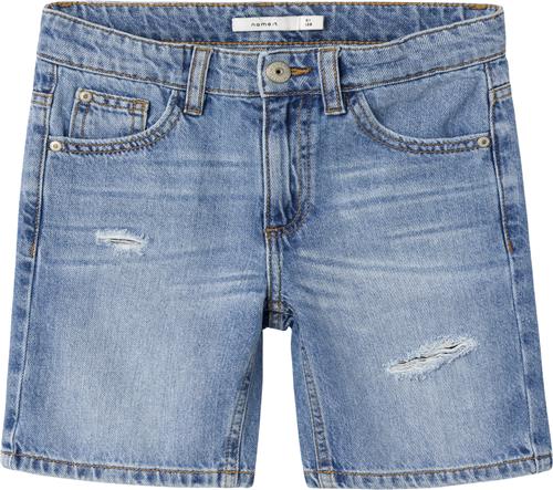 Se Name It Nkmsilas Loose DNM L Shorts 7998be Str 146 - Blå Shorts & Bloomers Denim hos Magasin ved Magasin