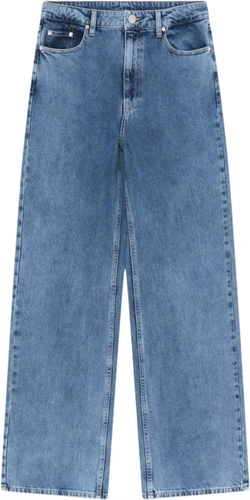 2NDDAY 2ND Rodet TT Classic Denim Kvinde Light Blue Wide Jeans Str 30 Denim - hos Magasin