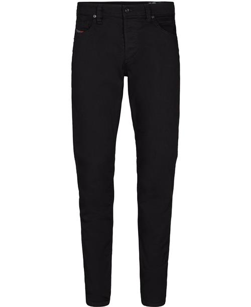 Diesel Larkeebeex L. 32 Trousers Mand Sort Jeans Tapered Fit Str 28/32 - hos Magasin