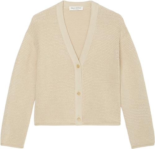 Marc O’Polo Cardigan, Longsleeve, Vneck Kvinde Dusty Field Cardigans Str XS - hos Magasin