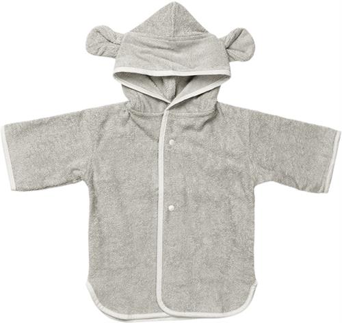 Fabelab Ponchorobe - Baby - Bear - Beige Str Size 1-2 ( - Beige Morgenkåber Bambus hos Magasin