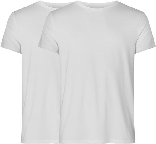 Resteröds Resteröds Organic Cotton 2pack Tee Mand Hvid Kortærmede T-shirts Str XL - Bomuld hos Magasin