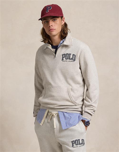 Polo Ralph Lauren Graphic Fleecelsl-sws Mand Grå Sweatshirts Str M - hos Magasin