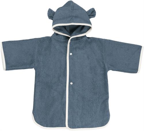 Fabelab Ponchorobe - Baby - Bear - Blue Spruce Str Size 1-2 ( - Blue Spruce Morgenkåber Bambus hos Magasin