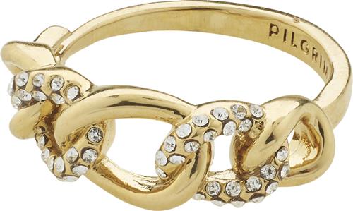 Se Pilgrim Wrenley Recycled Ring Goldplated one size - Ringe hos Magasin ved Magasin