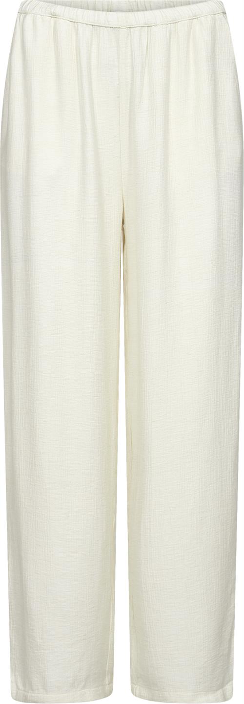 Bruun & Stengade BS Ragnhild Pants Kvinde Off White Hørbukser Str XL - Nylon hos Magasin