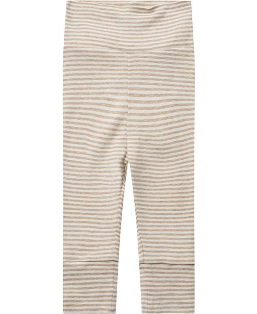 Se Magasin du Nord Collection Magasin Newborn Leggings Gots Str 62 Beige Stripe Leggings Bomuld ved Magasin