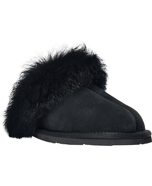 Lovelies Vigra Shearling Slippers Kvinde Beluga Hjemmesko Str 41 - Uld hos Magasin