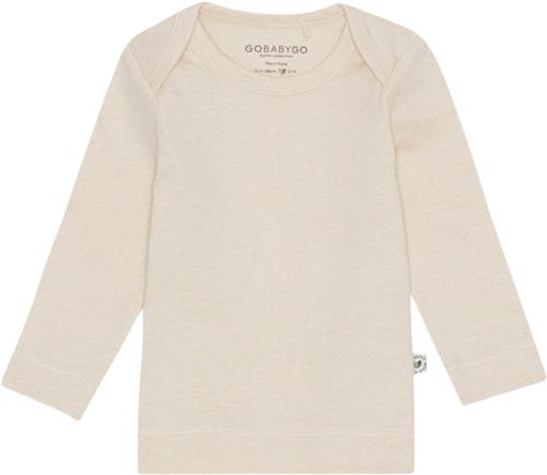 Se GoBabyGo Elm Blouse Plantefarvet Str 6m (68cm) - Vanilla Bluser Bomuld hos Magasin ved Magasin