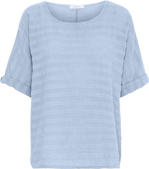 Sorbet Sbjasmin 34 TEE Kvinde Cerulean Kortærmede T-shirts Str S/M - hos Magasin