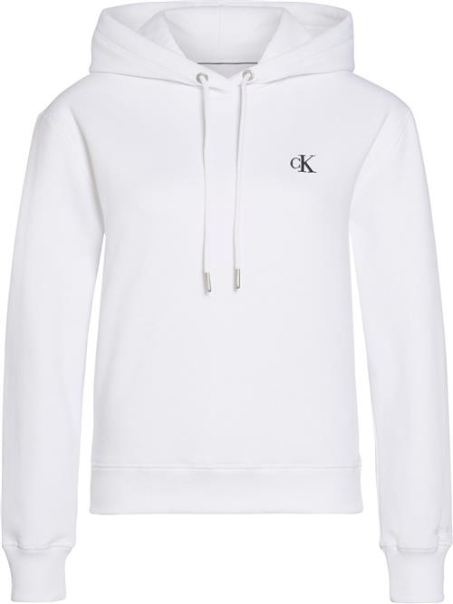 Calvin Klein CK Embroidery Hoodie Kvinde Yaf Hættetrøjer Str L - hos Magasin