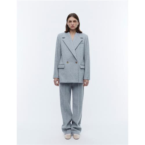 Se 2NDDAY 2ND Hermanna Heavy Wool Kvinde Drizzle Blazere Str 40 - hos Magasin ved Magasin