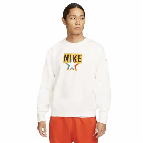 Nike M NK S.I. Graphic Crew Mand Grey Sweatshirts Str L - Bomuld hos Magasin