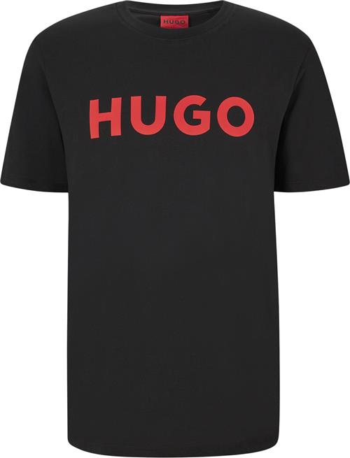 HUGO Hugo Men Leisure Jersey Mand Sort Kortærmede T-shirts Str XL - hos Magasin